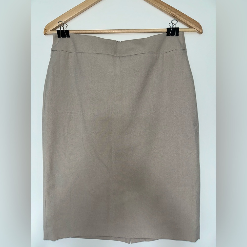 Calvin Klein Tan Pencil Skirt